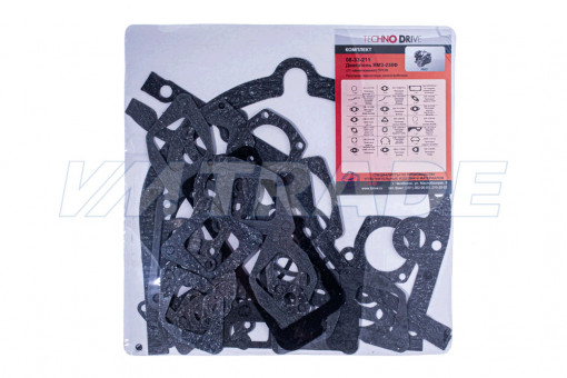 Комплект прокладок двигателя ЯМЗ-238Ф (21 наим.) паронит 0,6-3,0 мм ПРОФ