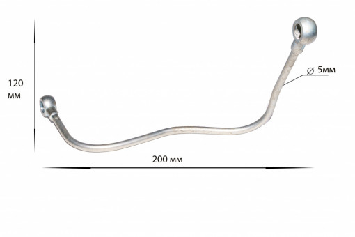 Трубка ТНВД К..З ЕВРО-2 подвода масла