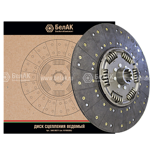 Диск сцепления ведомый К..З дв.740.31-240, 740.50-360, 740.51-320 КПП ZF16S 151, MFZ-430