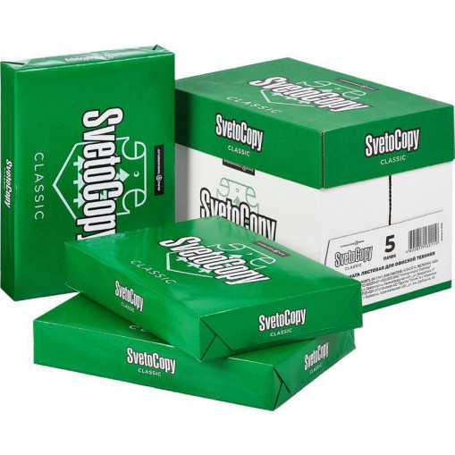 Бумага для принтера SVETOCOPY A4, 80 г/м2, 146% (CIE)