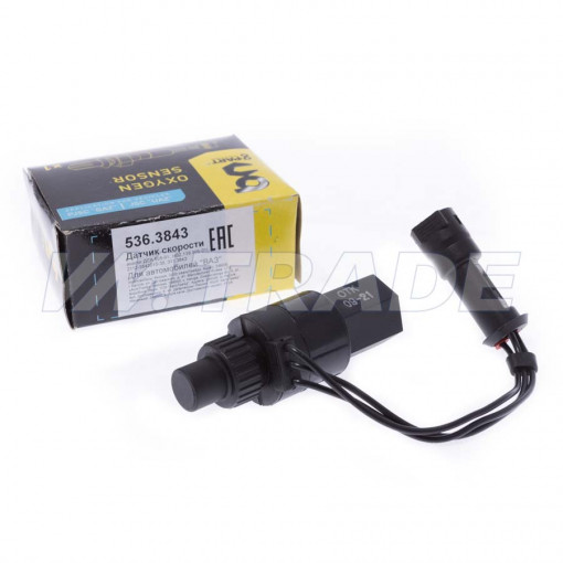 Датчик скорости ВАЗ-2108-2115 6 имп. (круглая фишка) с проводом, под трос