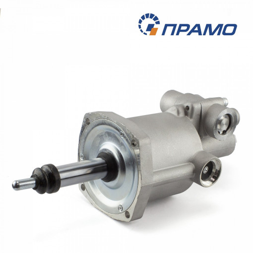 Пневмогидроусилитель привода сцепления МАЗ, ПАЗ Аврора шток=172мм алюминиевый корпус (ПГУ)