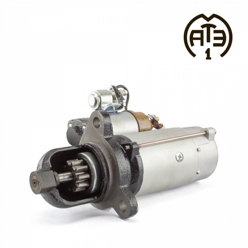 Стартер К..З, НЕФАЗ, ЛИАЗ, УРАЛ дв.К..З 740.30, 740.50, 740.51, Евро-2, 3 (z=10зуб.) 24 В, 9 кВт с дополнительным реле редукторный