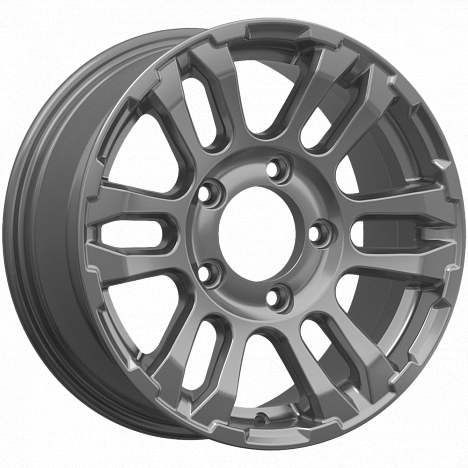 Диск колеса литой R16х7J, PCD 5x139.7, ET40, DIA98,5 "ТАЙГА" графит LADA Niva