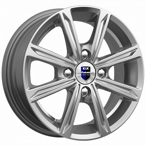 Диск колеса литой R14х5J, PCD 4x98, ET35, DIA58,5 "Флэш" дарк платинум LADA Granta, Priora