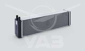 Радиатор отопителя УАЗ-452, 3741 патрубки d=16 мм (2-х ряд.) алюминиевый "Оригинал"