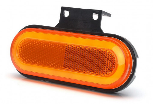Фонарь габаритный универсальный желтый неон 24V