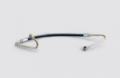 Шланг ГУР УАЗ Хантер дв.ЗМЗ-409, 514 нагнетательный (2 кольца) к насосу ШНКФ 453.471.105-40Т под штуцера 16мм и 14мм