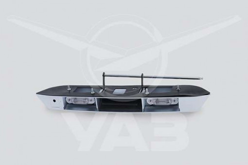 Накладка подсветки номерного знака УАЗ Патриот с фонарями (белый)