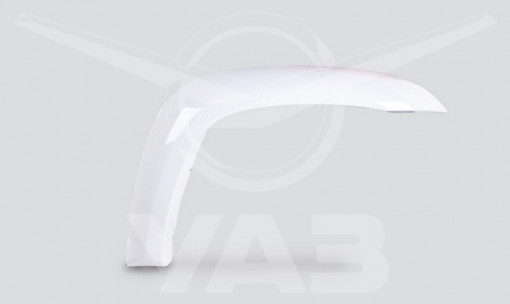 Молдинг крыла УАЗ Патриот с 2014 г.в. переднего правый (белый)