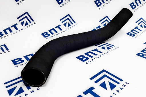 Патрубок радиатора ГАЗ-53 верхний (большой) в оплетке