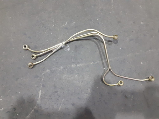 Трубка воздухопровод ЯМЗ КПП-239, 2391, 238ВМ,-ВК комплект 3шт. (стандарт)