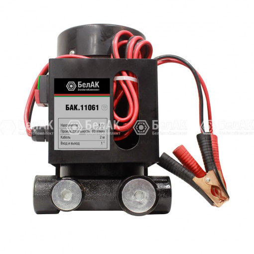 Насос для перекачки топлива "МЕРКУРИЙ", 12V, скорость перекачки: 60 л/мин