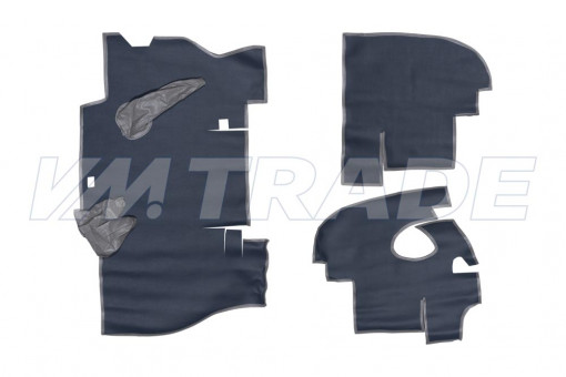 Утеплитель пола УАЗ-452, 3741, 3303, 2206 кабины (к-т 3 детали) линолеум