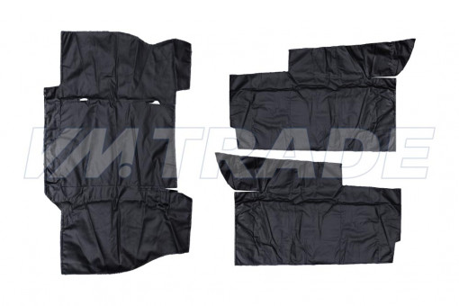 Утеплитель пола УАЗ-452 буханка (к-т 3 детали) в/кожа + ватин + поролон (Толстый)