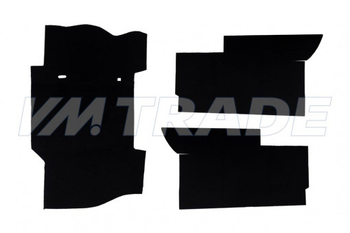 Утеплитель пола УАЗ-452 буханка (к-т 3 детали) жёсткий ковролин