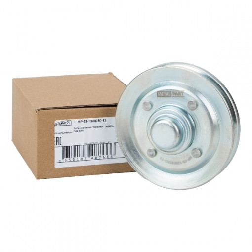 Ролик натяжителя ремня генератора Газель, ГАЗ-53, 3307, 66, ПАЗ дв.ЗМЗ-402, 511, 513, 523 (клиновый ремень) без кронштейна