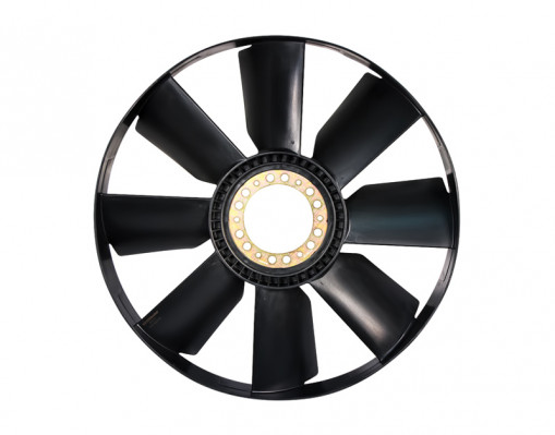 Крыльчатка вентилятора К..З дв.740.30, 31, Cummins ISbe210, 245, 275, 285 с 2007 г.в. (Ø654 мм, 8 лопастей, с обечайкой)