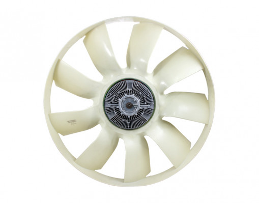 Вентилятор с вязкостной муфтой К..З дв.740.62, 740.65 (9 лопастей, Ø704 мм, с обечайкой)