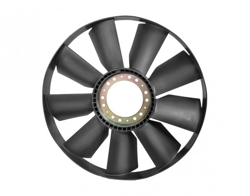 Крыльчатка вентилятора К..З дв.740.37, 60, 63, 70-420, DEUTZ BFM1015C (Ø754 мм, 9 лопастей, с обечайкой)