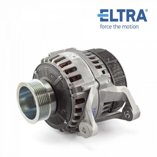 Генератор комбайны Ростсельмаш дв. ЯМЗ-236. 238 (28В/80А) компакт, поликлиновой шкив