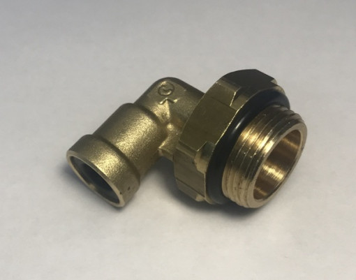 Фитинг латунный угловой D=6 М12х1,5 ПАЗ