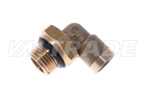 Фитинг латунный угловой D=6 М16х1,5 ПАЗ