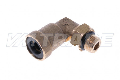 Фитинг латунный угловой D=8 М10х1,0 ПАЗ