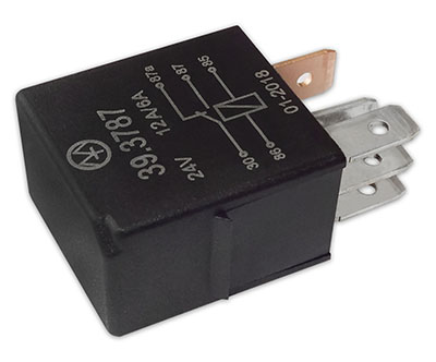 Реле универсальное 5-ти контактное К..З, МАЗ, ПАЗ  24V, 12/6А с боковыми выступами