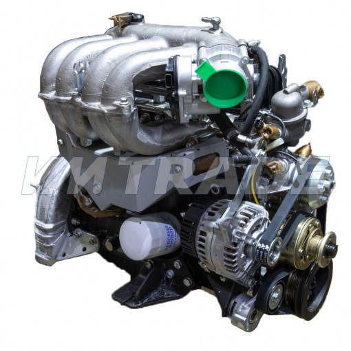 Двигатель с оборудованием Газель-Бизнес УМЗ-4216 (107л.с АИ92) Евро-IV, под ГУР, без AC, с поликлиновым ремнём "Оригинал"