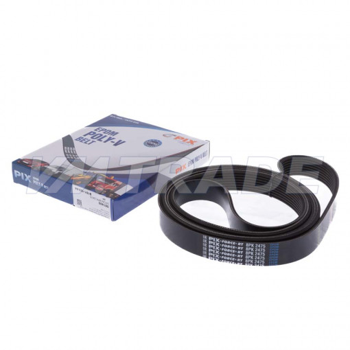 Ремень 2475 8РК генератора Газель дв. Cummins 2.8 с кондиционером