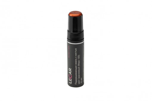 Краска акриловая с кистью, цвет оранжевый (Марс 130), 10 мл.