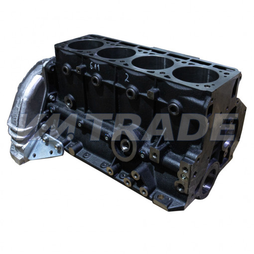Блок цилиндров Газель-Бизнес дв.4216 Евро-4 с картером сцепления и поршнями "Оригинал"