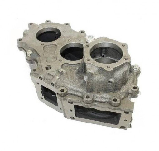 Картер раздаточной коробки УАЗ (КОСОЗУБОЙ) С КПП DYMOS, РК УАЗ с пробками