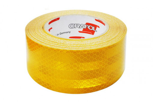 Лента светоотражающая AT желтая L=20 м (ширина 50 мм)