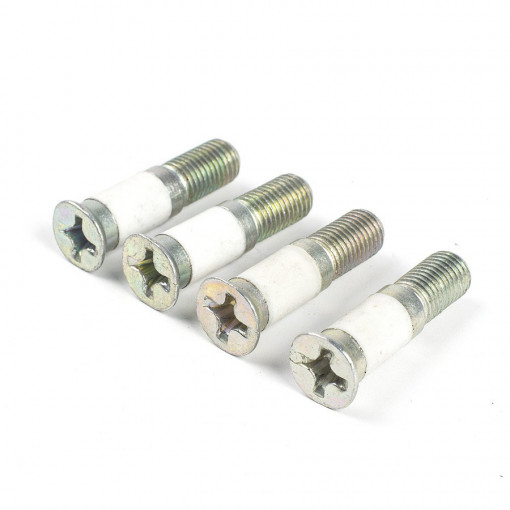 Фиксатор замка двери ВАЗ-2108-2109 (палец) бесшумный (к-т 4 шт) белый