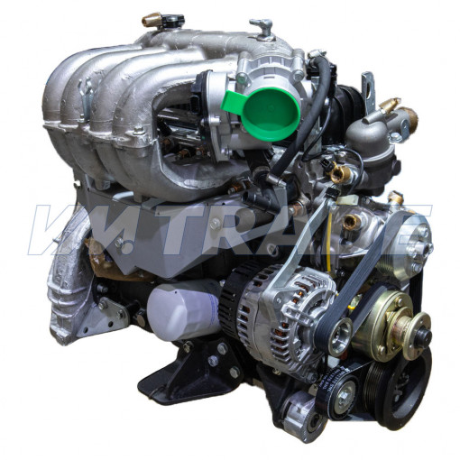 Двигатель с оборудованием Газель-Бизнес УМЗ-4216 (107л.с АИ92) Евро-IV, под ГУР, без AC, с поликлиновым ремнём "Оригинал"