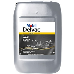 Масло моторное Mobil Delvac Ultra 5W-40 Ultimate Defense CF-4, CG-4, CH-4, CI-4+ синтетика 20 л (Delvac 1  5W-40)