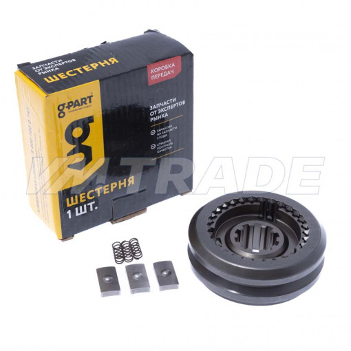 Муфта КПП УАЗ 3-4 передачи со ступицей ст/обр. в СБ с сухарями