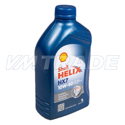 Масло моторное Shell Helix HX7 10W40 SP, A3/B4 п/синтетика  1 л