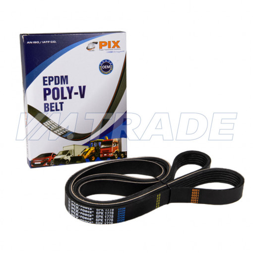 Ремень 1778 6PK LADA Largus дв. ВАЗ-11189 с ГУР и AC, HYUNDAI TUCSON, BMW X1, RENAULT, TOYOTA, FORD, MAZDA, MB, MITSUBISHI