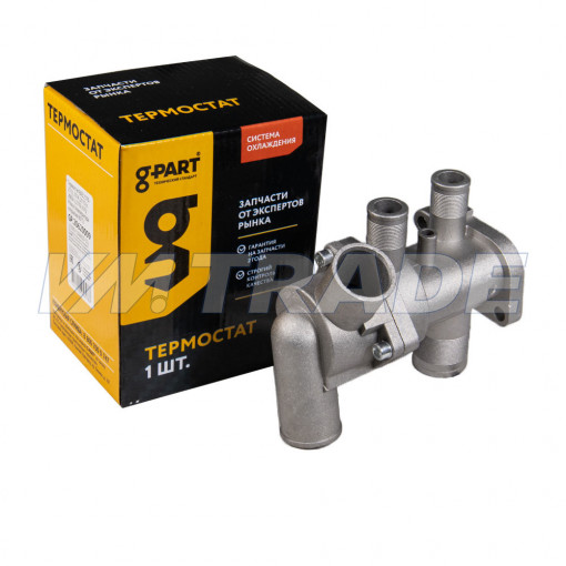 Термостат с корпусом ВАЗ-2110-2115, 2170 Приора н/о (6 выходов)