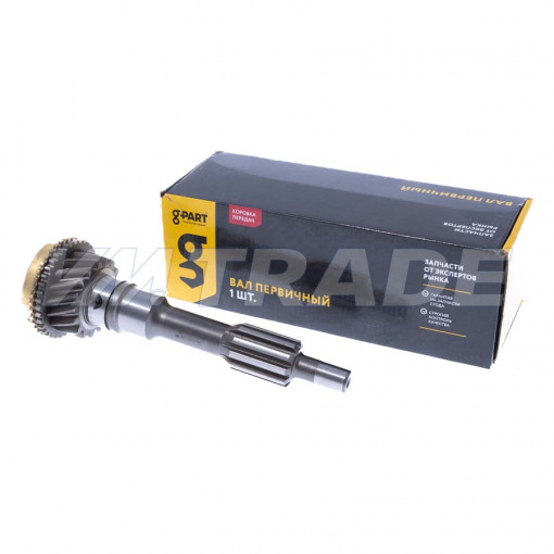 Вал первичный КПП УАЗ 4-ст. н/обр. в СБ с синхронизатором (35мм)