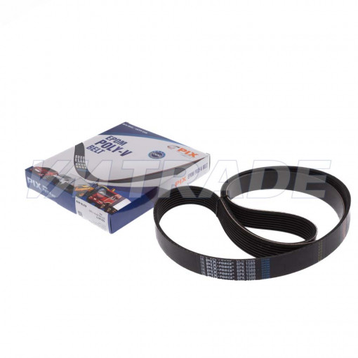 Ремень 1580 8РК привода агрегатов MERCEDES-BENZ, SCANIA, RENAULT, VOLVO