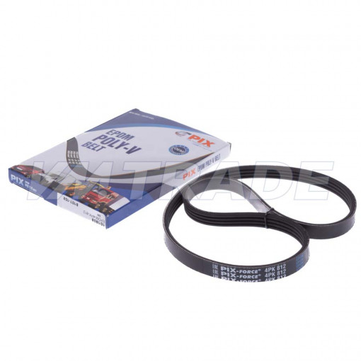 Ремень  812 4РК ВАЗ-2123 (компрессора AC), HYUNDAI, HONDA, NISSAN, MAZDA, TOYOTA, SUZUKI, BMW, CITROEN, PEUGEOT