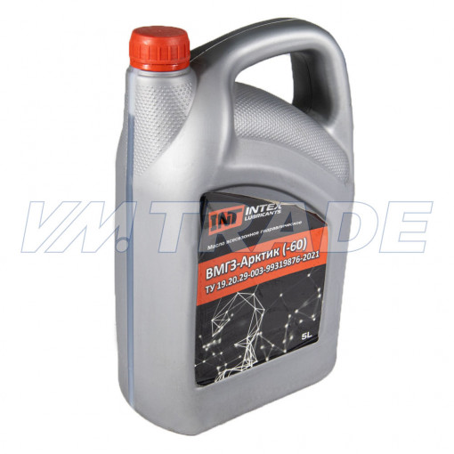 Масло гидравлическое INTEX ВМГЗ-60 Арктик п/синтетика  5 л