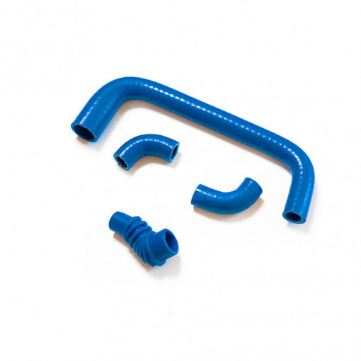 Патрубки регулятора холостого хода (РХХ) дв. ЗМЗ-406 (к-т 4 шт) силикон синий