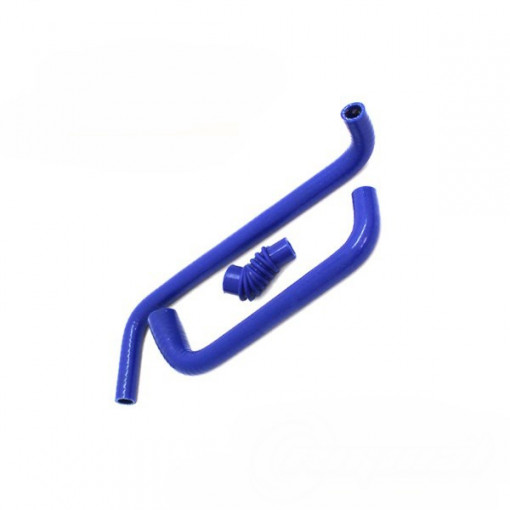 Патрубки регулятора холостого хода (РХХ) дв. ЗМЗ-405 (к-т 3 шт) силикон синий