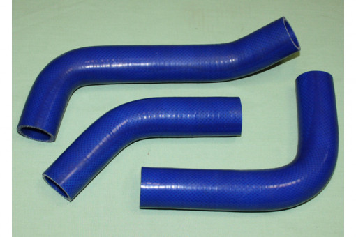 Патрубки радиатора Газель Бизнес дв.4216 Евро-3 (к-т 3 шт) силикон, синий