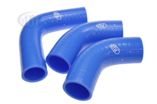 Патрубки радиатора УАЗ 452, 469 дв. УМЗ-4178/90 л.с. (к-т 3 шт) силикон синий